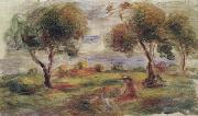 Landscape with Figures at Cagnes